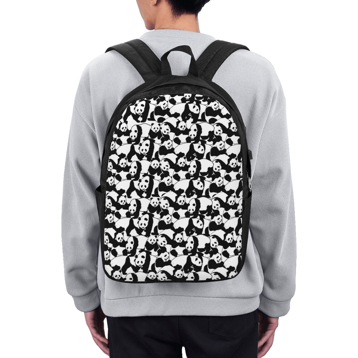 Women Bags For Women - Panda Pattern Backpack Travel Notebook Bag