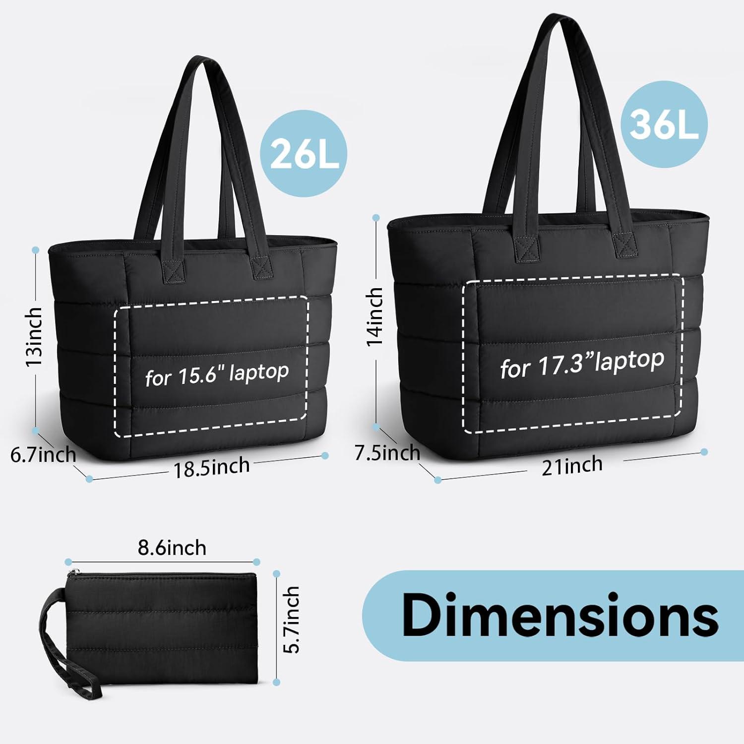 Puffer Tote Bag for Women, Lig - огляд і ціна Women Bags For Work