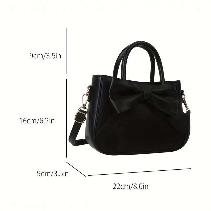 Elegant Black Bow Handbag for  - огляд і ціна Women Bags For Work