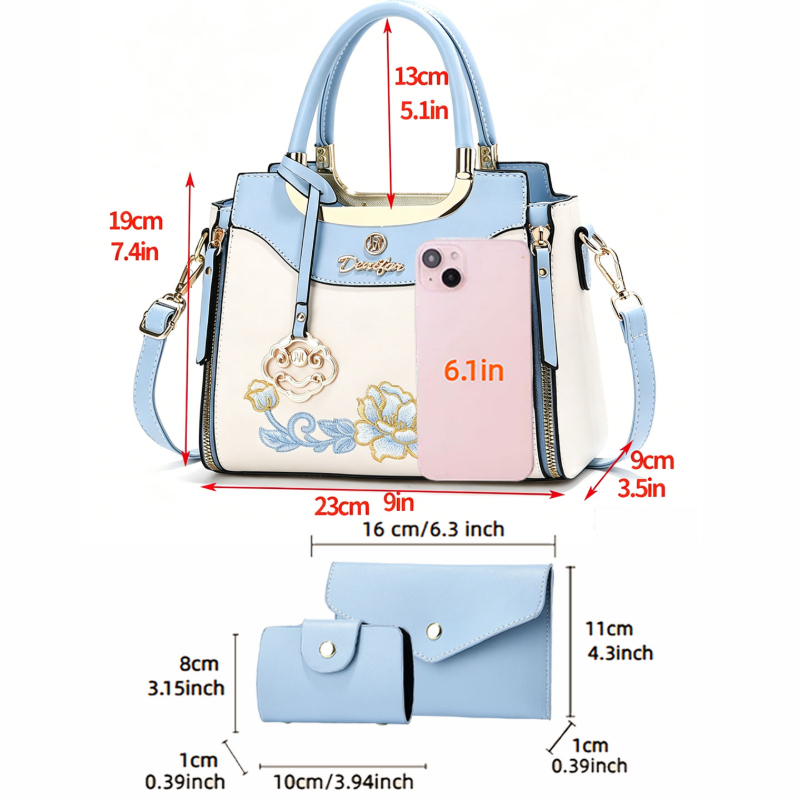 3-piece set of high-quality em - огляд і ціна Women Bags For Work