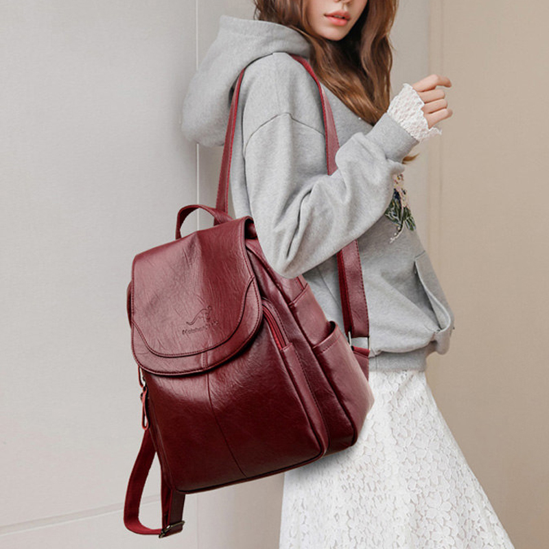 Vintage Soft Leather Backpack  - огляд і ціна Women'S Vegan Bags