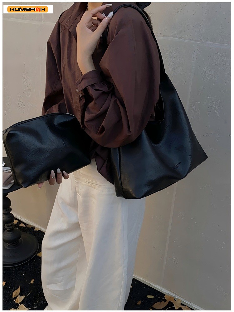 Retro Simple Large Women Tote  - огляд і ціна Women Bags For Work