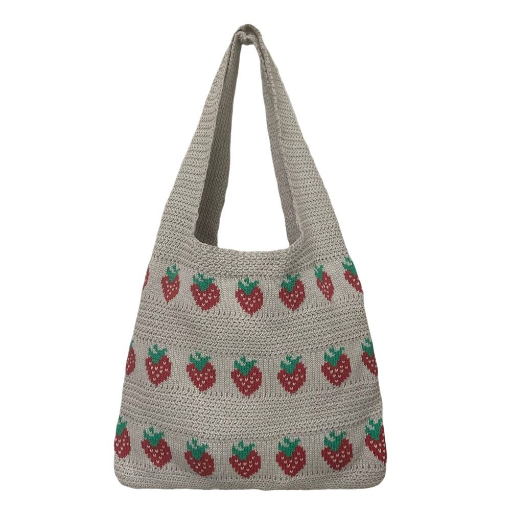 Knitted Design Women Handbag L - огляд і ціна Crochet Market Bag