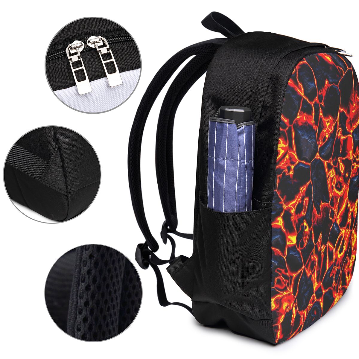 Magma Volcano Lava Fire Backpa - огляд і ціна Women Bags For Women