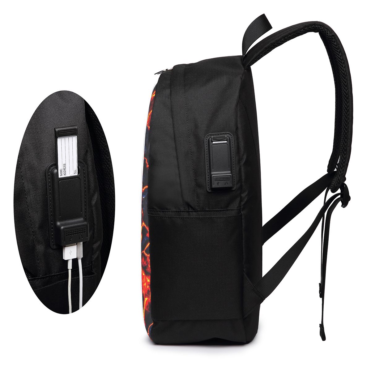 Magma Volcano Lava Fire Backpa - огляд і ціна Women Bags For Women
