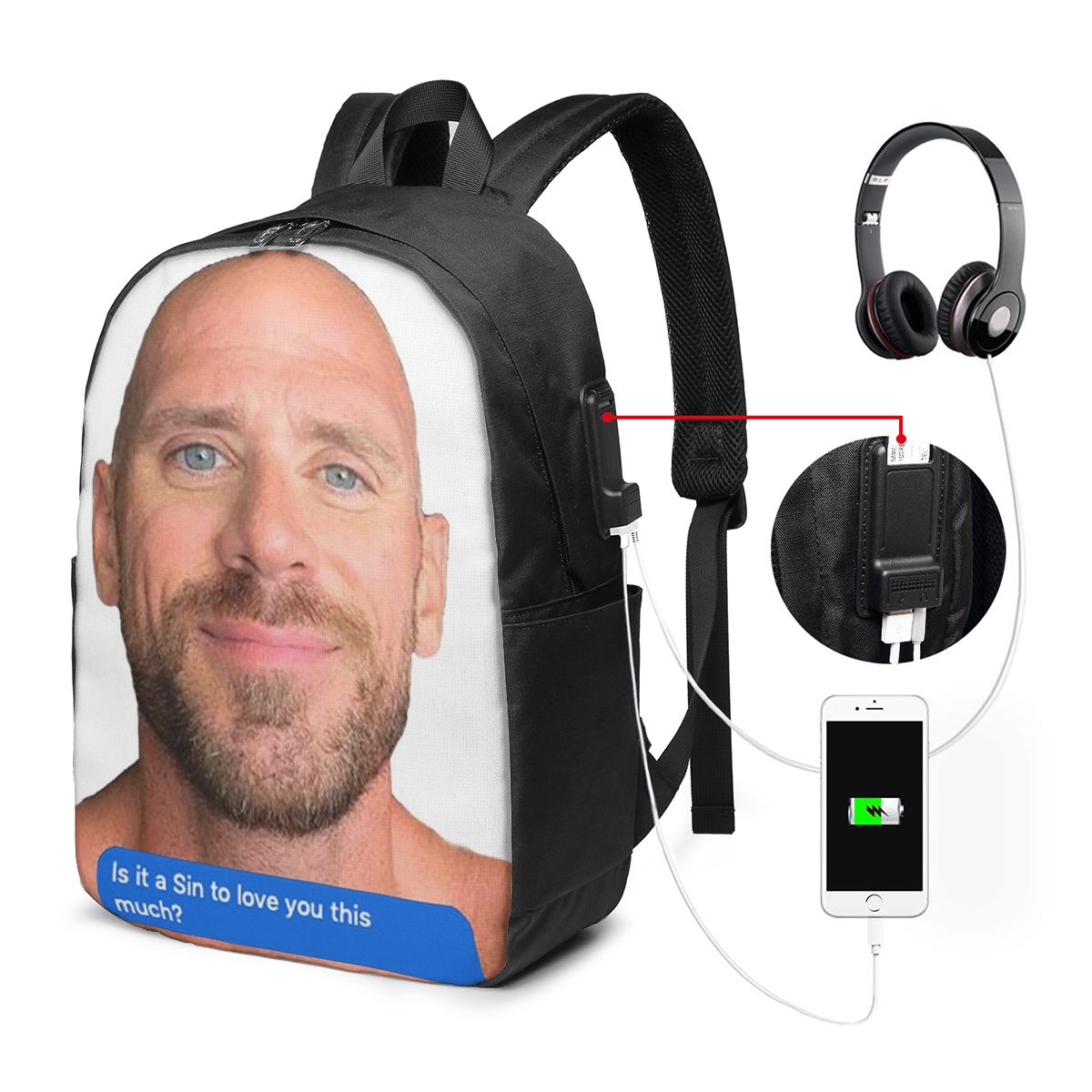 Johnny Sins Flirty Text Bubble - огляд і ціна Women Bags For Women