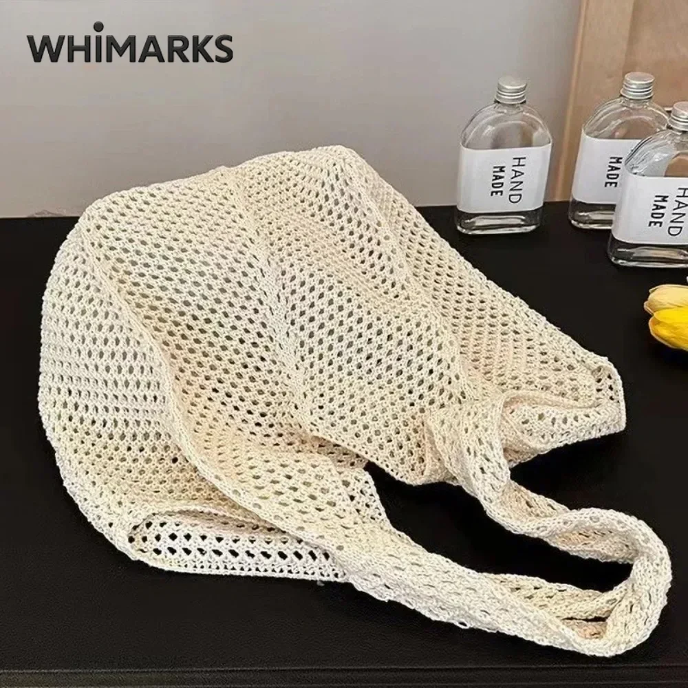 WHIMARKS Women's Woven Shoulde - огляд і ціна Crochet Market Bag