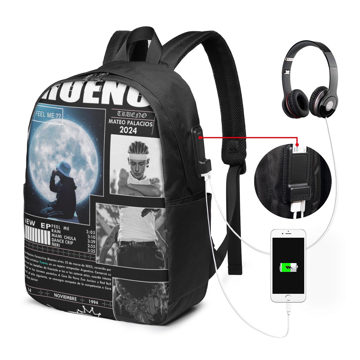Funny Trueno Hip Hop Rapper Ba - огляд і ціна Women Bags For Women