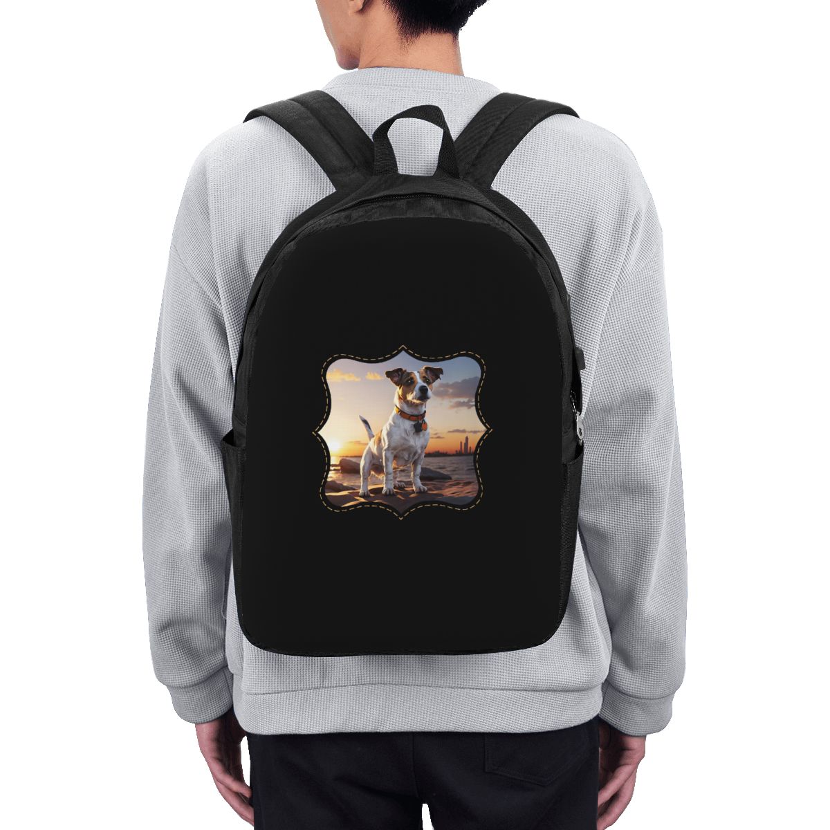 Jack Russell Dog At Sunset Bac - огляд і ціна Women Bags For Women