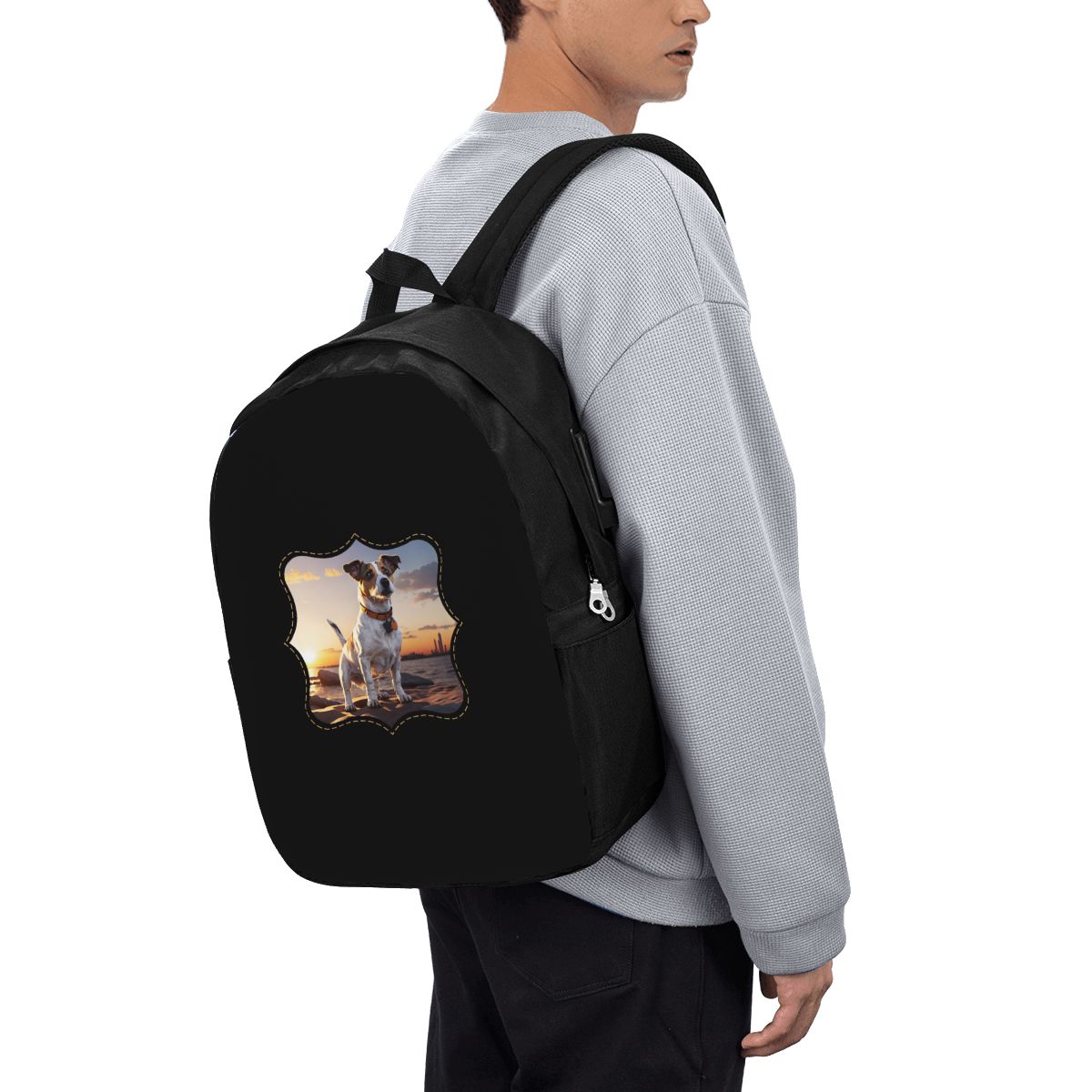 Jack Russell Dog At Sunset Bac - огляд і ціна Women Bags For Women