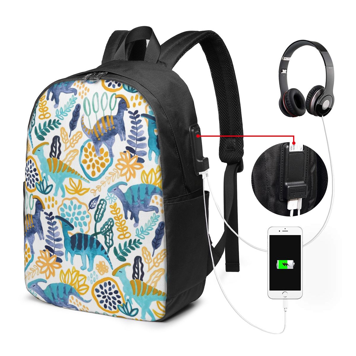 Gouache Parasaurolophuses Back - огляд і ціна Women Bags For Women