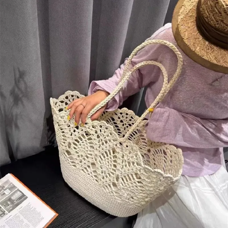 Vintage Flowers Handmade Knitt - огляд і ціна Crochet Market Bag